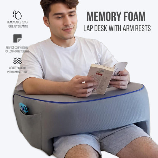 Memory Foam Lap Desk with Arm Rests™